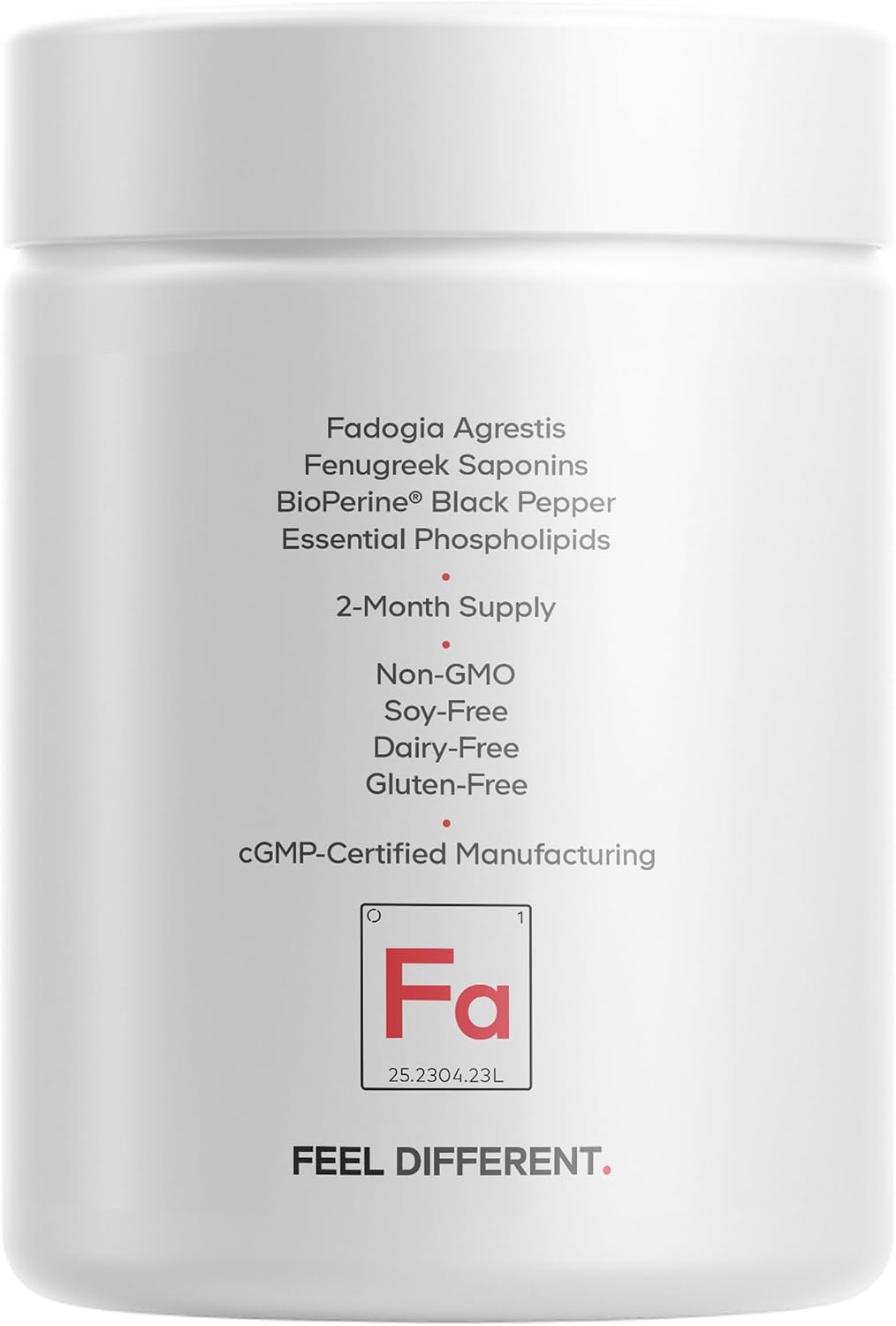 Codeage Liposomal Fadogia Agrestis 600mg con Vitamina D3, Zinc y Fenogreco, 60 Cápsulas