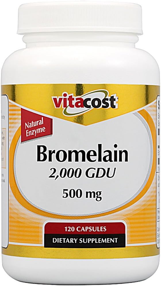 Vitacost Bromelina 2000 GDU - 500 mg - 120 Cápsulas