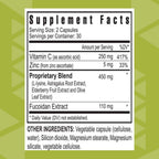 Youngevity FucoidZ - Organic Maritech Fucoidan Pure Extract and Cofactors (Vitamin C, Zinc, Elderberry + Botanical Blend) - Immune Support - Super Antioxidant - 60 Capsules