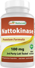 Best Naturals Nattokinase, 2000 FU, 100 mg, 90 Cápsulas Vegetarianas