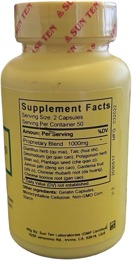 Sun Ten - Dianthus Formula Cápsulas (Ba Zheng San)