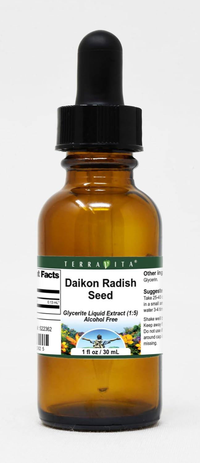Extracto Líquido de Semilla de Rábano Daikon en Glicerita (1:5) - Sin Sabor (30 ml)