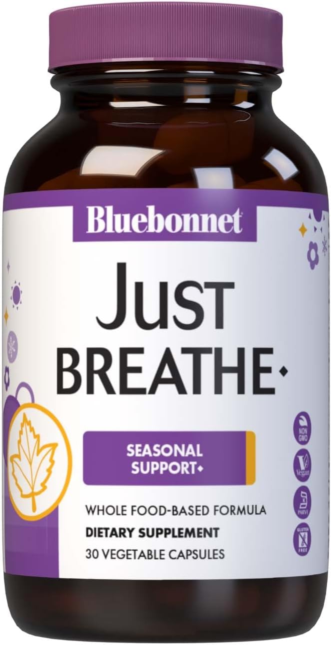 Bluebonnet Nutrition JustBreathe – Apoyo Estacional – 30 Cápsulas Vegetales