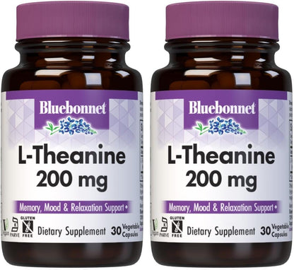 BlueBonnet L-Teanina 200mg - Suplemento Nootrópico para la Relaxación – Image 4