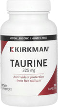Kirkman L-Taurina 325 mg Cápsulas, 250 unidades