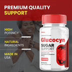 Glucocyn Support Cápsulas - Fórmula de Salud de Glucógeno, Máxima Potencia 800 mg con Vitaminas y Minerales Naturales (60 Cápsulas)