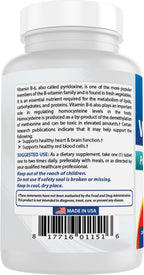 Best Naturals Vitamina B6 50 mg 250 Tabletas