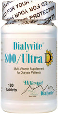 Dialyvite 800 Ultra D - Multivitamínico para Pacientes de Diálisis - 180 Comprimidos (6 Meses de Suministro)