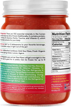 Sea Moss Gel Silvestre con Fresa Orgánica | 92+ Vitaminas y Minerales | Vegano, Sin Gluten | Ocean Bliss - 473 ml