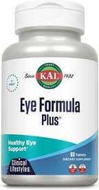KAL Eye Formula Plus - Complemento Ocular con Luteína y Zeaxantina, 60 Comprimidos
