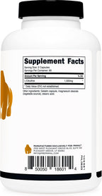 Primal L-Citrullina Cápsulas (180 Cápsulas, 1500 mg por Porción)