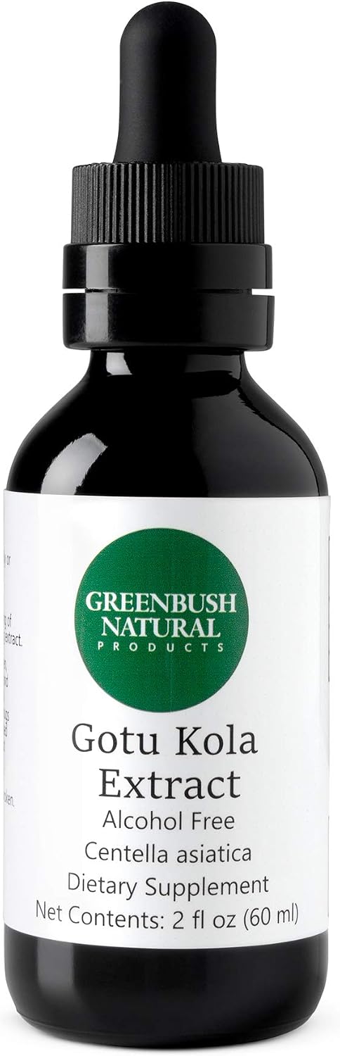 Greenbush Gotu Kola (Centella asiática) Extracto Líquido 2 oz (60 ml)