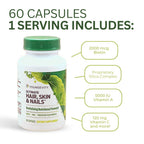 Youngevity Healthy Hair, Skin & Nails Formula - 60 Capsules