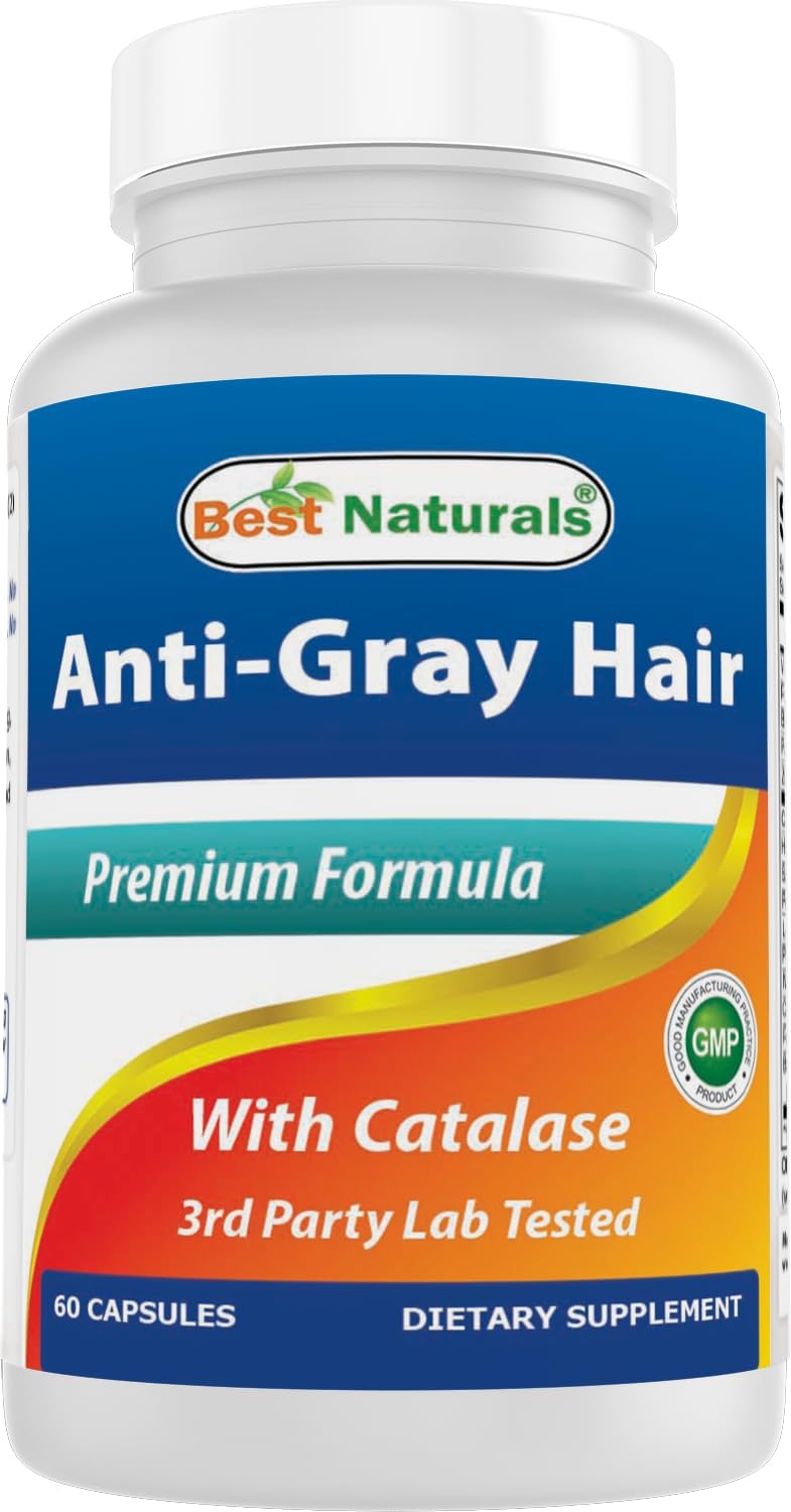 Best Naturals Anti Gray Hair Formula, 60 cápsulas