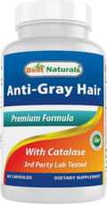 Best Naturals Anti Gray Hair Formula, 60 cápsulas