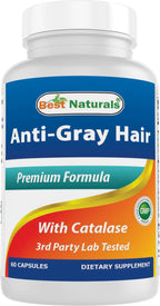 Best Naturals Anti Gray Hair Formula, 60 cápsulas