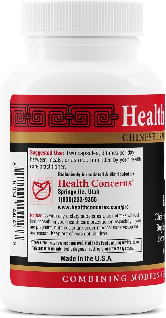 Health Concerns Ease 2 – Soporte Hepático y Digestivo – Fórmula de Hierbas Chinas – 90 Cápsulas