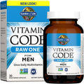 Garden of Life Vitamin Code Raw One for Men - Multivitamínico diario para hombres, 30 cápsulas