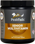 Multivitamínico Senior para Perros – 150 Comprimidos con MSM, SOD, Vitamina C y 19 Nutrientes Esenciales – Apoya la Salud Articular y el Bienestar General