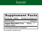 Raíz de Maca de Emerald Laboratories - 500mg por Cápsula - 60 Cápsulas Vegetales