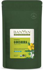 Banyan Botanicals Gokshura Powder – Polvo Orgánico de Fruta Gokshura (Tribulus Terrestris) – ½ lb (227 g)