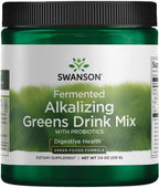 Swanson Fermented Alkalizing Greens Drink Mix 210 g