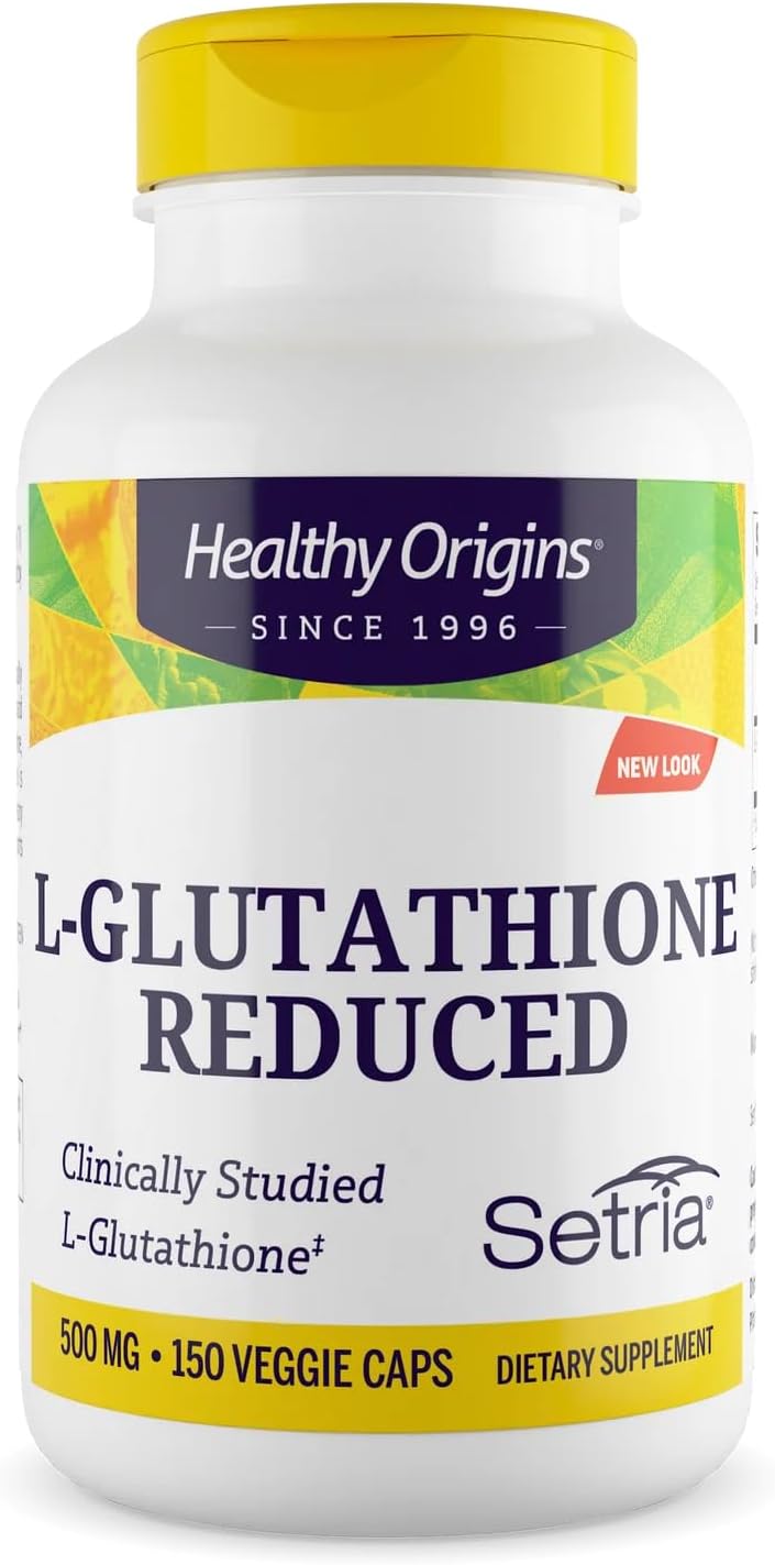 Healthy Origins Setria L-Glutatión 500 mg, 150 Cápsulas Vegetales