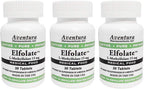 ELFOLATE® 15mg L-Metilfolato - 3 Paquetes (30 Comprimidos)