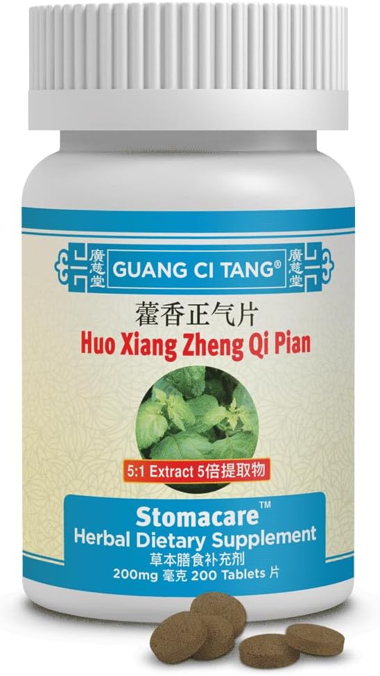 Huo Xiang Zheng Qi Pian StomacareTM - 200 Comprimidos