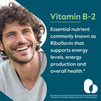 BESTVITE Vitamin B-2 100mg (240 Cápsulas Vegetarianas) - Sin Estearatos - Sin Fosfato Dicálcico - Vegano - No OGM - Sin Gluten