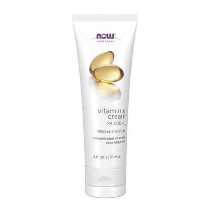 NOW Foods Solutions, Crema de Vitamina E 28.000 UI, Hidratación Intensa, 118 ml – Image 1