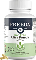 Freeda Maximum Strength Multivitamin – Multivitamínico de Alta Potencia Sin Hierro – 120 Cápsulas