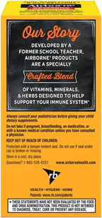 Airborne Vitamina C 1000mg (per serving) Berry Chewable - 32 Count