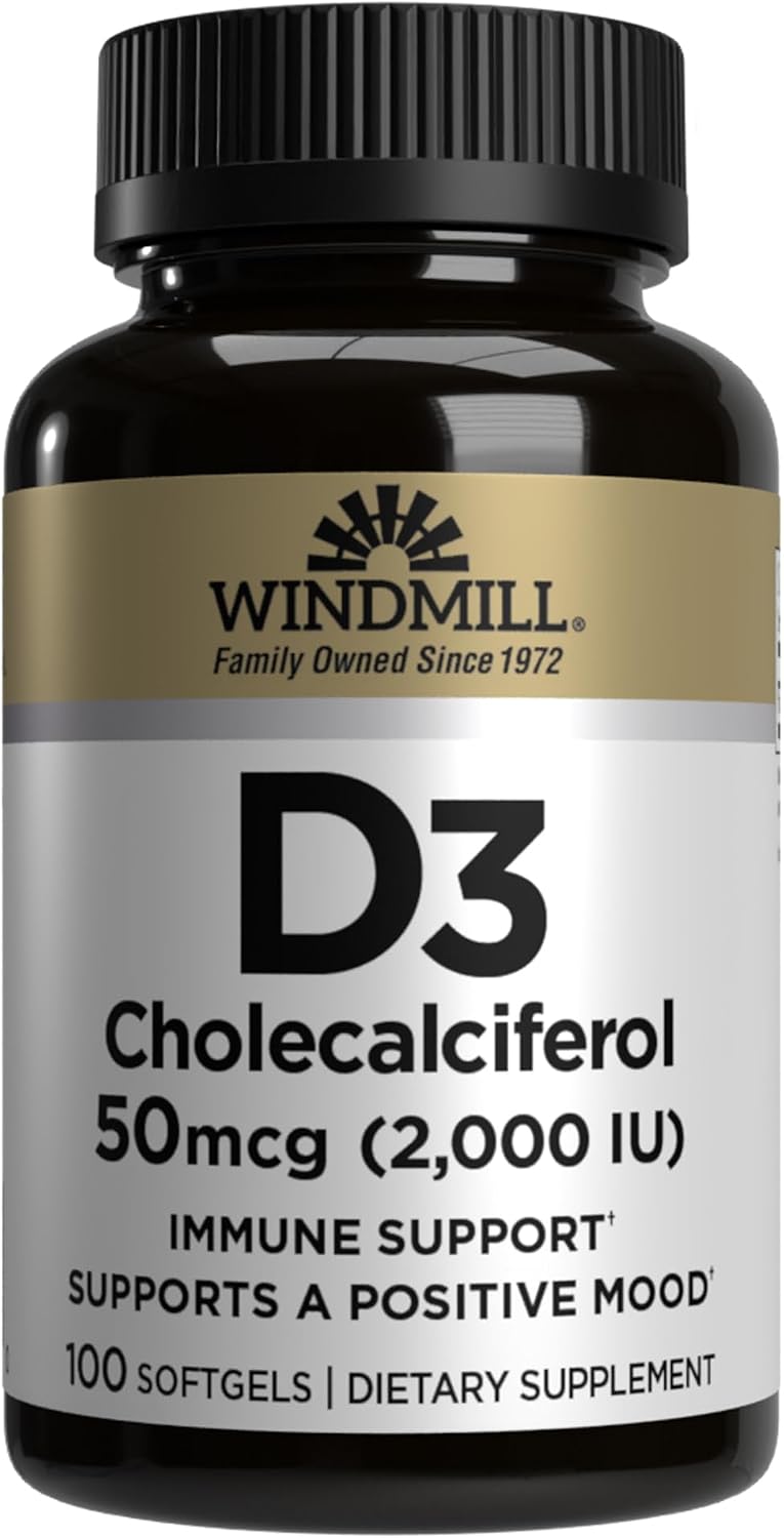 Windmill Vitamina D3 Colecalciferol 50 mcg (2000 UI)