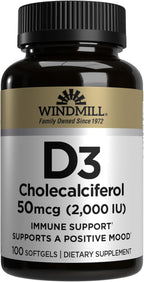 Windmill Vitamina D3 Colecalciferol 50 mcg (2000 UI)