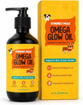 Kyndred Paws Aceite Omega-3-6-9 para Perros, Sabor Natural Sin Olor a Pescado - 8.5 fl oz (251 ml) - Alternativa al Aceite de Salmón - Apoya Piel, Pelaje y Salud Intestinal