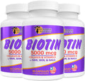 Sunshine Naturals Biotina 5000 mcg - 90 Cápsulas (Pack de 3)