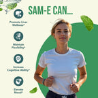 Healthy Way SAM-e 500 mg - S-Adenosil-L-Metionina - 90 Cápsulas