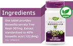 Nature's Way Boswellia Estandarizada - 60 Comprimidos