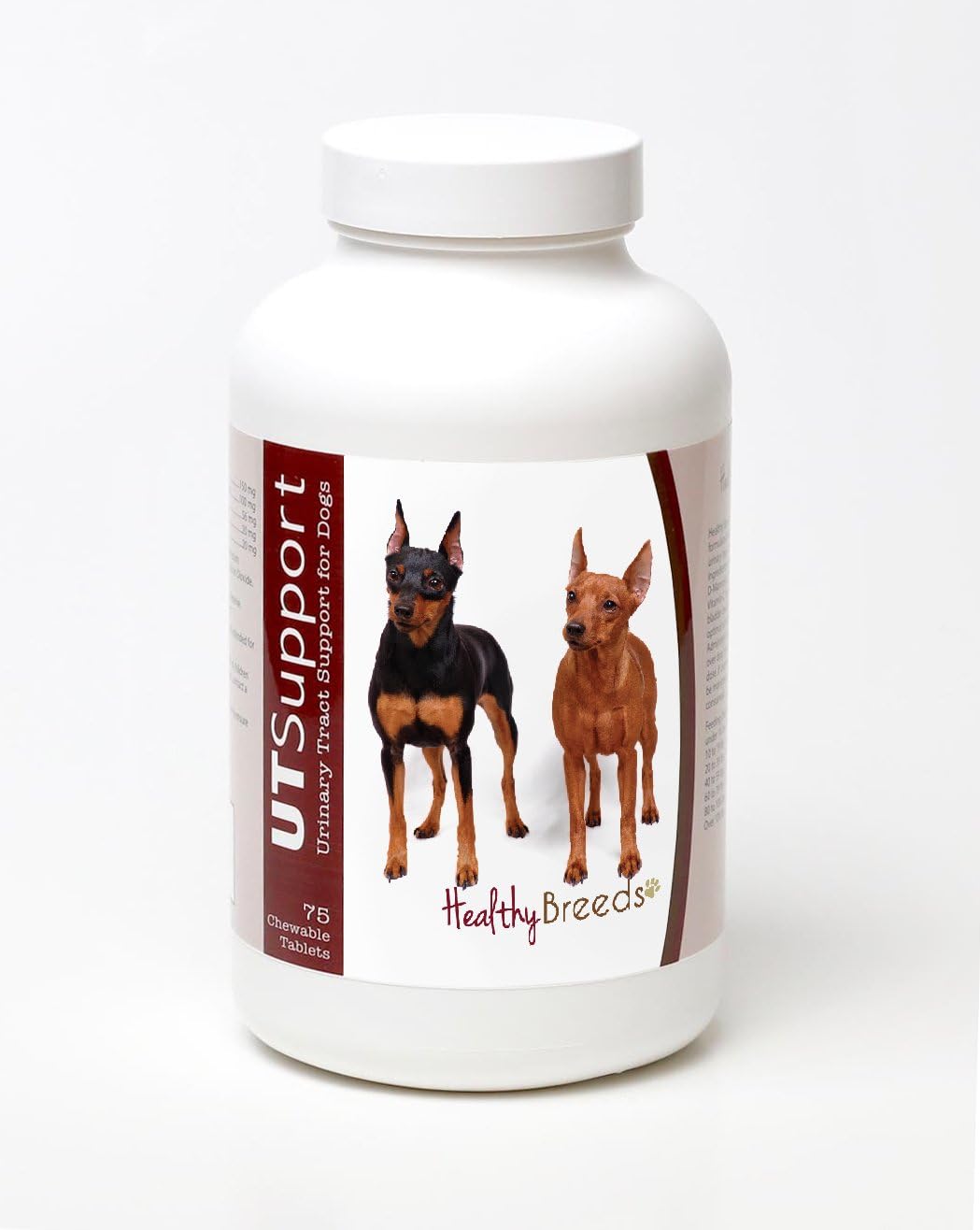 Healthy Breeds Pinscher Miniatura Masticables de Arándano 75 Comprimidos
