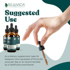 Rejuvica Health Active B-12 Líquido - Suplemento de Vitamina B12, 2 Pack