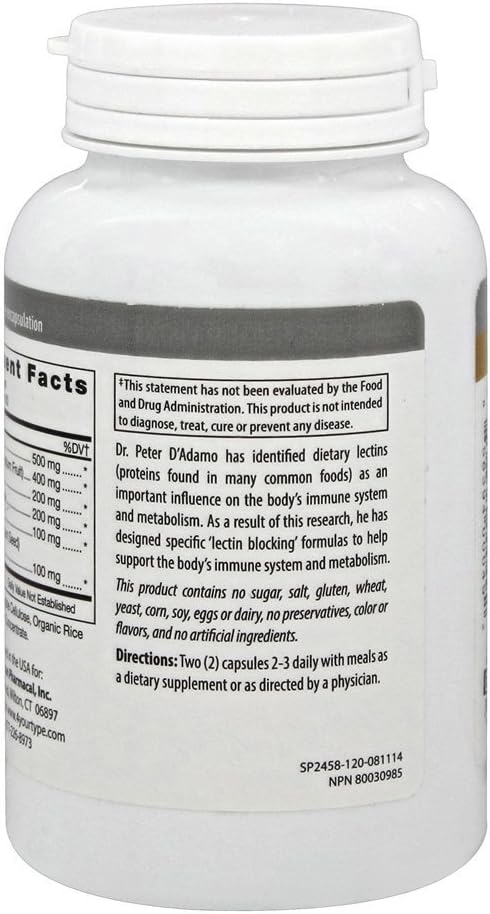 D'Adamo Personalized Nutrition Deflect B, 120 comprimidos