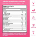 Mother's Promise Gominolas prenatales veganas con DHA | 120 gominolas