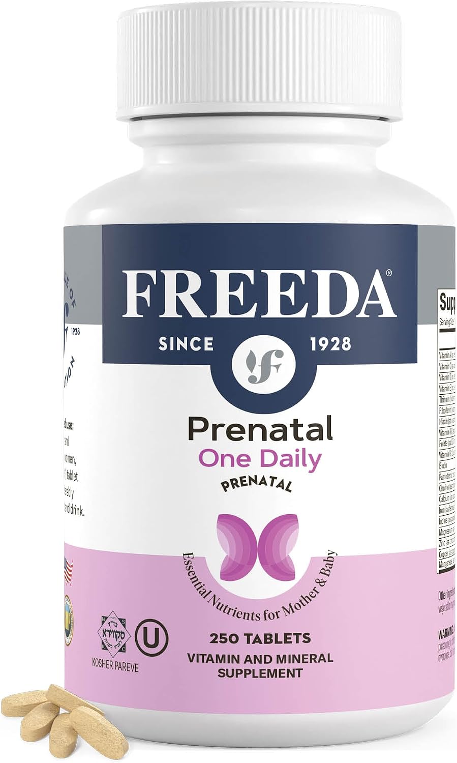 FREEDA Vitaminas Prenatales - 250 Comprimidos