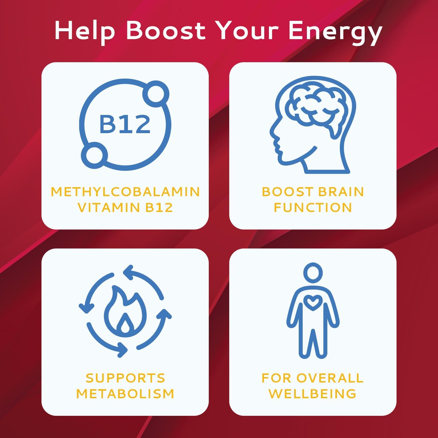CALMOUR Tiras de Vitamina B12, 30 unidades, 1500 mcg, Metilcobalamina, Sabor Menta, Disolubles Orales