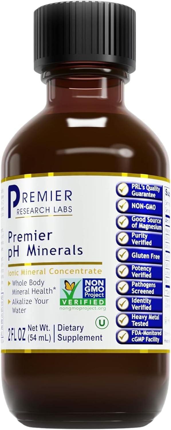Premier Research Labs Premier pH Minerals - Gotas de Minerales Traza y Magnesio - 60 ml