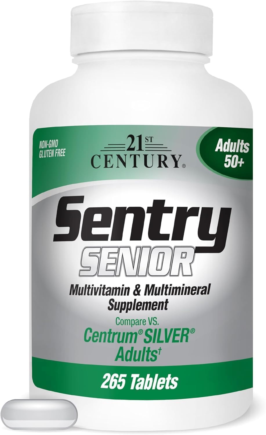 21st Century Sentry Senior Tablets - 265 comprimidos, Pack de 2
