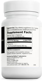DAVINCI Labs L-Teanina - 200 mg por Servicio - 60 Cápsulas Vegetarianas