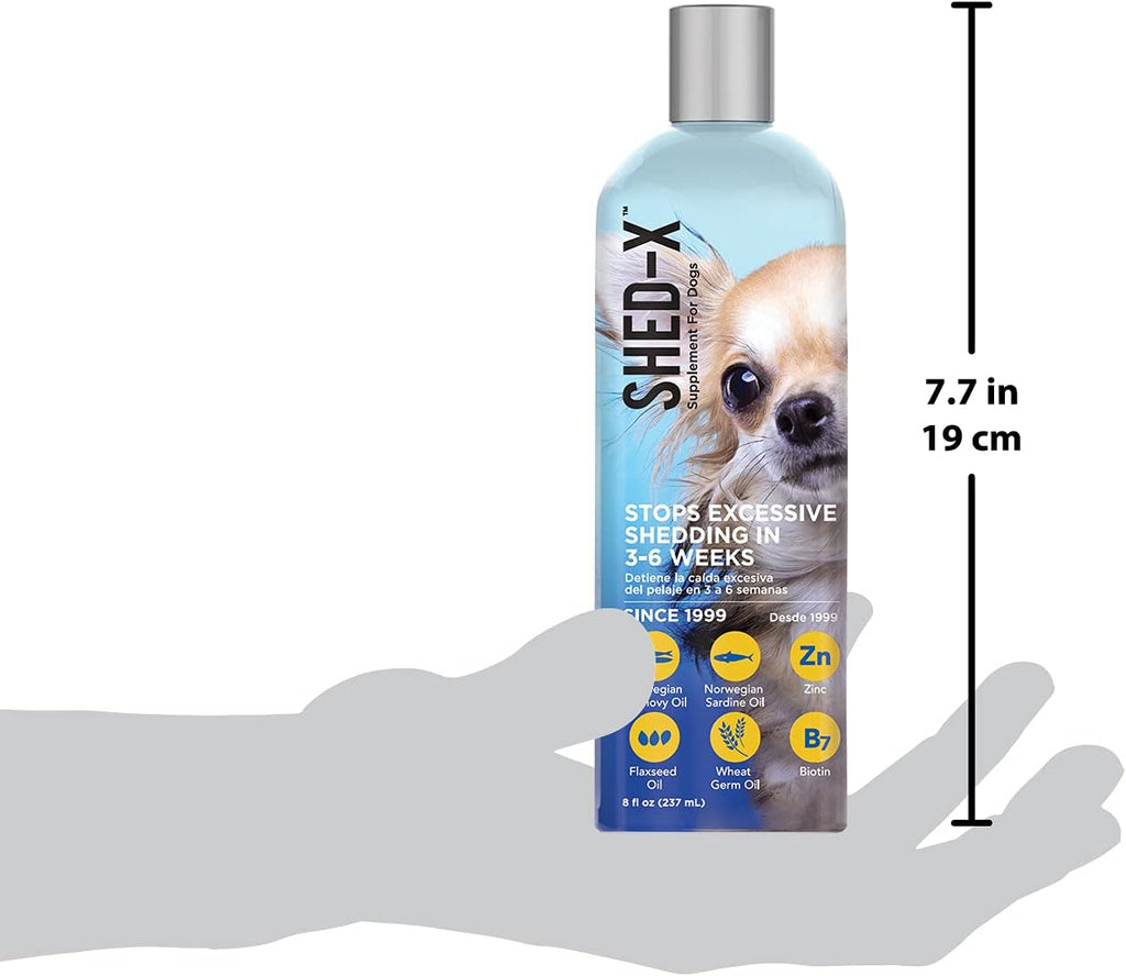 Shed-X Liquid for Dogs - Shed Control, Fish Oil, 237 ml