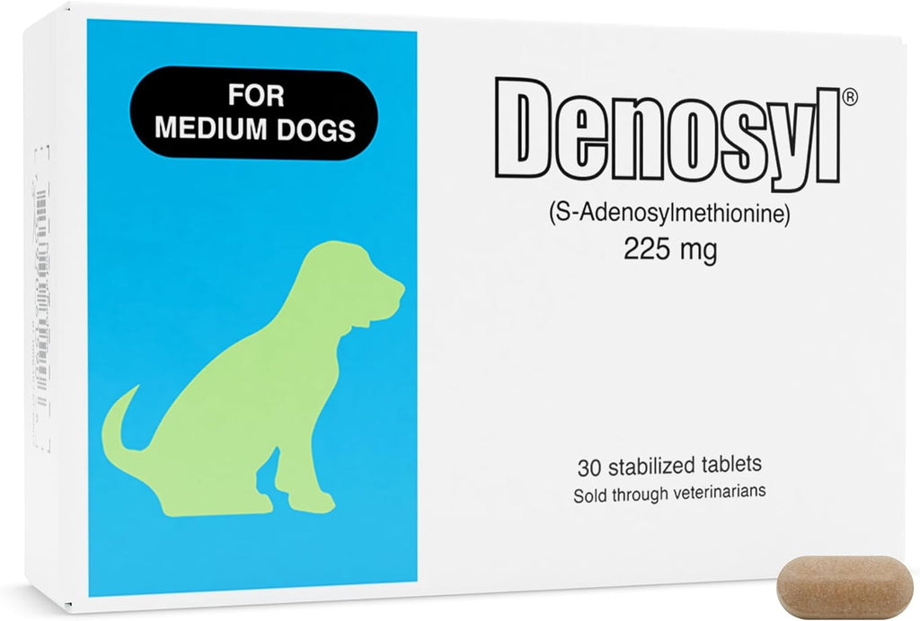 Denosyl for Medium Dogs - Supplement with S-adenosylmethionine (SAMe) - 30 Tablets